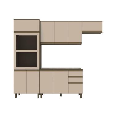 Imagem de Cozinha Modulada 4 Peças Sem Tampo Connect Henn Duna/cristal