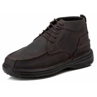 Imagem de Bota Casual Masculina Conforto Couro Ranster - 8004 - Café, 43