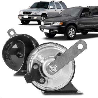 Imagem de Par Buzina Automotiva Fiamm Blazer 1995 A 2011 Grave E Agudo 12V Conector Jpt