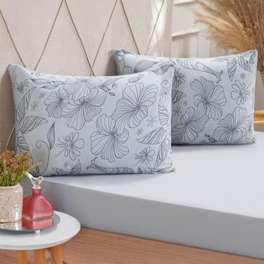 Imagem de Jogo De Cama Casal Dreams Malha 100% Algodão 138x188x30cm Cinza