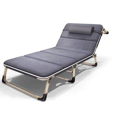 Imagem de Espreguiçadeira, cadeiras reclináveis de tamanho grande, para uso externo, com gravidade zero, espreguiçadeira dobrável para uso ao ar livre, quarto dobrável para pessoas pesadas, barra dobrável para