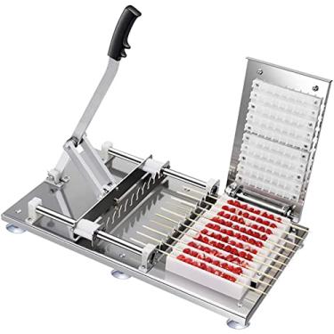 Imagem de JYXYXSCP Ferramenta de grelha de 10 furos, máquina de espeto de aço inoxidável, kit de fabricação de churrasqueira, espeto de carne de porco