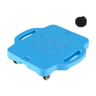 Imagem de KiBcsLic Brinquedo educativo de desenvolvimento com piso de madeira para quintal, porão e casa, Azul