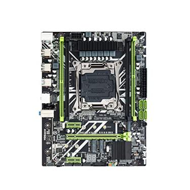 Imagem de Placa mãe X99 4 canais LGA2011-3 com slot M.2 NVME duplo suporta quatro canais DDR4 ECC RAM XEON E5 V3 V4 X99 H9gaming combo de placa-mãe