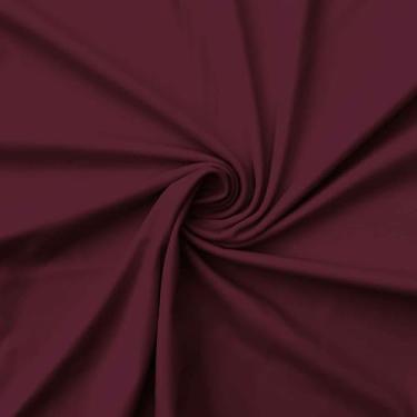 Imagem de Tecido de nylon e elastano marrom escuro, tecido esportivo fosco da The Yard, 80% nylon, 20% elastano, elasticidade em 4 direções 152 cm de largura para esportes, dança, ioga, costura - 2 jardas