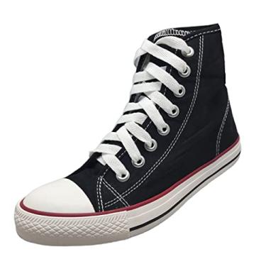 Imagem de Tênis Street, Canvas Hi, Unisex, Preto, 40