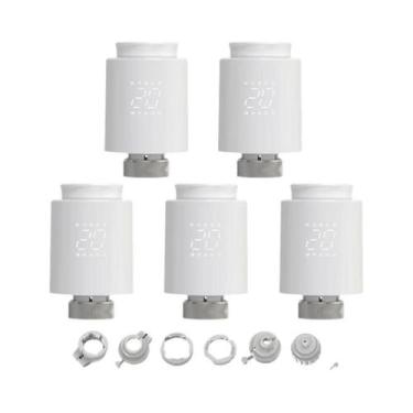 Imagem de Válvula Termostática Inteligente ZigBee TRV Controlador De Temperatura