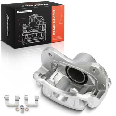 Imagem de A-Premium Pinça de freio adequada para Hyundai Elantra 2005-2006, com suporte, um lado, 1 pistão, dianteiro esquerdo