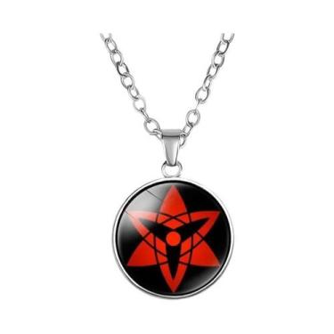 Imagem de Colar Com Olho Sharingan De Uchiha Kakashi, Pingente Mangekyou, Choker