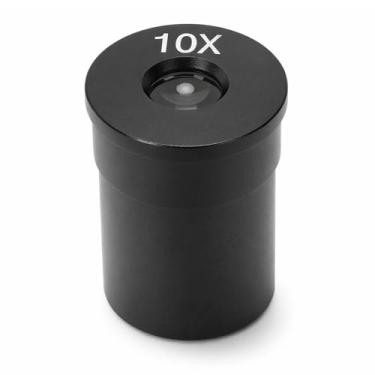 Imagem de VBESTLIFE Ocular de Microscópio 10X, Ocular de Vidro óptico de Liga de Alumínio de 23,2 Mm de Diâmetro Com Campo de Visão de 11,5 Graus, para Pesquisa Científica