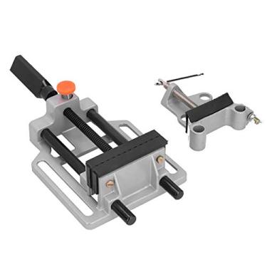 Imagem de Acouto Torno de Prensa de Braçadeira de Serviço Com V Substituível para Fixação Segura - Ideal para Perfuração e Trabalho de Bancada