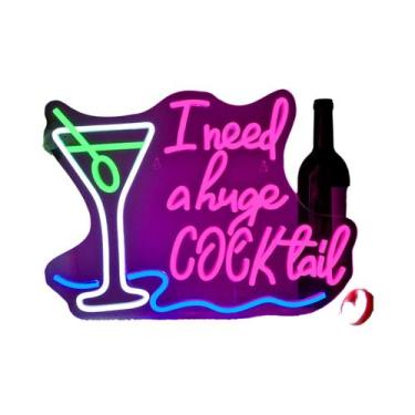 Imagem de Letreiro Neon USB Dimmable Para Bar, Café, Pub, Casa, Man Cave, Hotel,