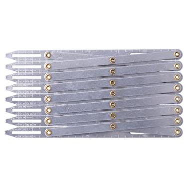 Imagem de Cosiki Medidor de Costura de Expansão de Alumínio Durável para Régua Igual Acessórios de Cortina Diy Doméstico