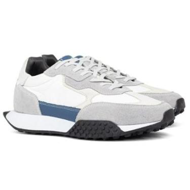 Imagem de Tênis Masculino Ferracini 24h Racer Casual Couro Sneaker Conforto 8529-693 Cor:;Tamanho:43-Masculino
