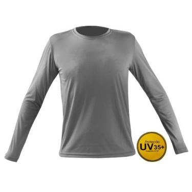 Imagem de Camisa Térmica Proteção Solar Uv Camiseta Segunda Pele Uv35 - Maicol d