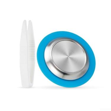 Imagem de Cápsulas de café reutilizáveis de aço inoxidável, ecológicas, peças de máquina de café recarregáveis, capacidade de 3,4 g, laváveis, adequadas para máquinas de café expresso (1 cápsula de café + 1