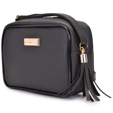 Imagem de Bolsa Quadrada Com Alça de Regulagem - Trend Bags, Preto