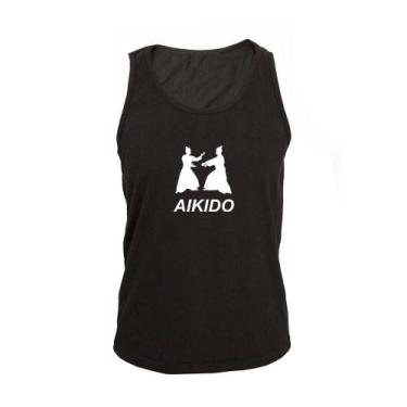 Imagem de Regata Masculina Algodão Aikido 2 Estampada Verão Moderna - Ragor, EG,