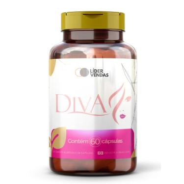 Imagem de Diva 2g - Suplemento para Cabelo, Pele e Unhas com 60 Cápsulas - Complexo de Vitaminas e Minerais para a Saúde Feminina - Alta Concentração e Nutrição Integrada