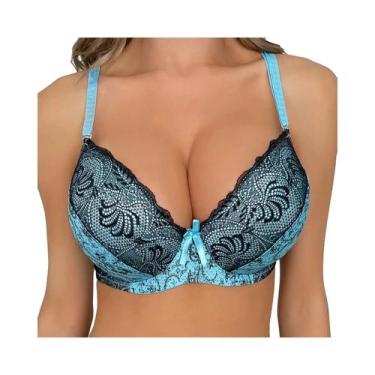 Imagem de Sutiã Sexy De Renda Com Efeito Push up Para Mulheres, Confortável E Fa