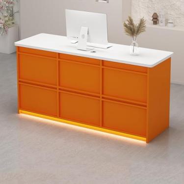 Imagem de Mesa de recepção pequena, mesa de recepção, balcão, balcão de varejo, mesa de recepção com balcão, recepção, balcão de recepção, balcão de loja, mesa de recepção, mesa de recepção em pé