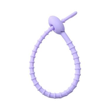 Imagem de Chaveiro De Silicone Com Cordão E Fecho De Rosca, Anel Para Chaves, Ac