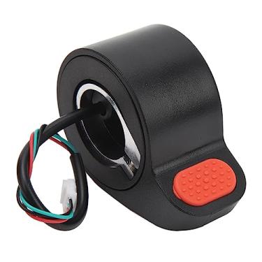 Imagem de plplaaoo Acelerador de acelerador de dedo acelerador velocidade do polegar premium material ABS durável fio confiável qualidade fácil instalação para scooter elétrica Pro Pro2