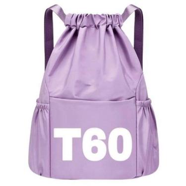 Imagem de Mochila Bag T60 Esportiva Unissex Impermeável Diversas Cores, Lilás