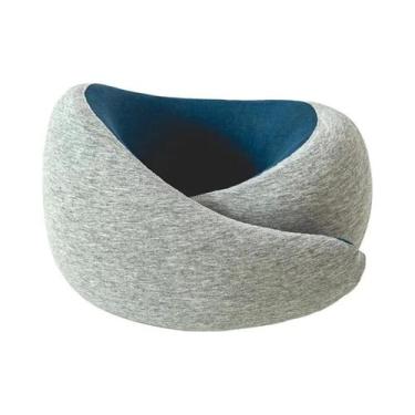Imagem de Almofada De Pescoço Portátil Em Espuma De Memória Em Formato U Para Vi