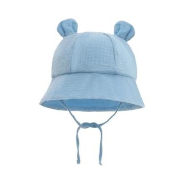 Imagem de Chapéu De Verão De Algodão Para Bebês, Chapéu De Sol Para Recém-nascid