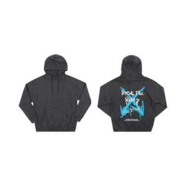 Imagem de Hoodies Casuais Masculinos De Manga Longa Com Estampa Hip Hop Harajuku
