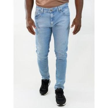 Imagem de Calça Masculina Skinny Jeans Claro Tradicional Amaciado Anticorpus-Masculino