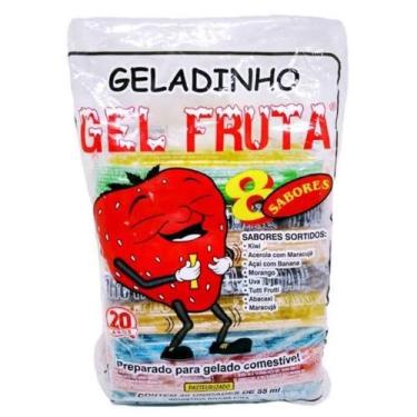 Imagem de Geladinho Gel Fruta Sacolé Geladão 120Unx55Ml - Gelfruta