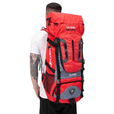 Imagem de MOCHILA ESPORTES 75L GRANDE TREKKING CAMPING MOCHILÃO-Masculino