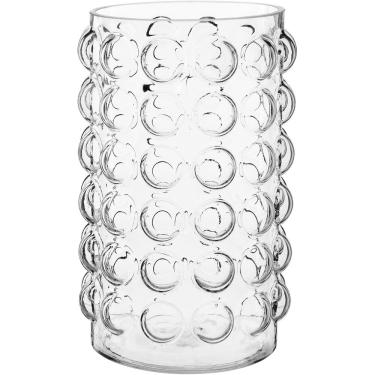 Imagem de VASO DECORATIVO REDONDO HOME&CO VIDRO 25x14x14cm TRANSPARENTE