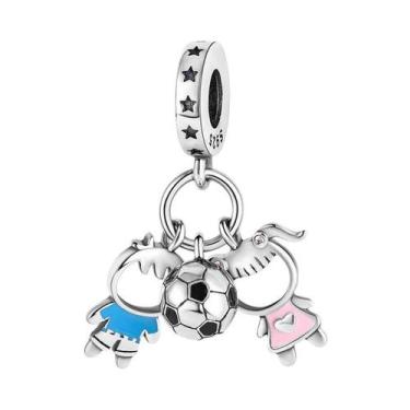 Imagem de Pingentes De Prata Para Casais, Meninos E Meninas, Com Zircônias, Para