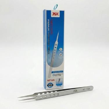 Imagem de Pinça de Ponta Reta Posicionamento e Precisão Profissional em Aço Inox