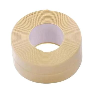 Imagem de Fita De Vedação PVC Impermeável 1m/3.2m Autoadesiva Para Pia De Banhei