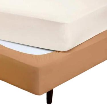 Imagem de Saia Para Cama Box Casal Malha 100% Algodão 30cm - Fit Box, Preto, Pre