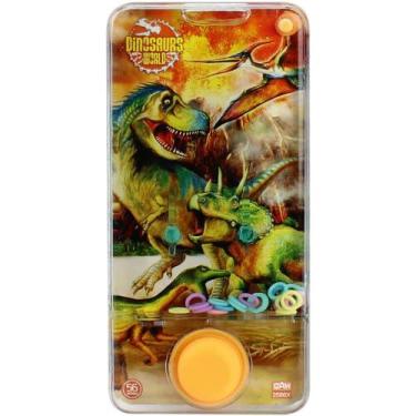 Imagem de Jogo super argolas dinossauro bbr - BBR Toys, Laranja, UN