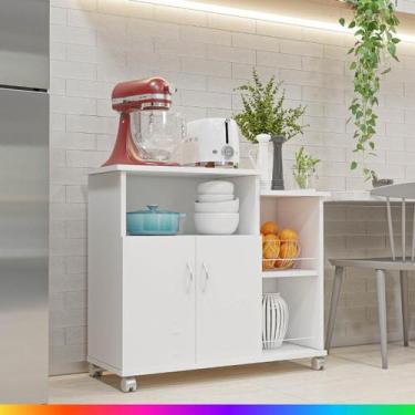 Imagem de Fruteira Suporte Microondas Balcão Galão de Agua Cozinha 1 ou 2 Portas