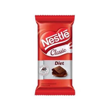 Imagem de Chocolate ao Leite Diet Nestlé 25g, 25g, 1 unidade, Ao leite
