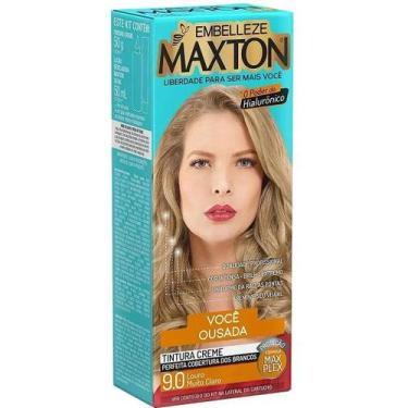 Imagem de TINTURA MAXTON 9.0 LOURO MUITO CLARO - Tinta de Cabelo