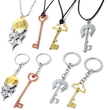 Imagem de Conjunto de chaveiros com design inspirado em anime para casais Niseko