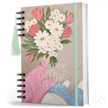 Imagem de Agenda Planner Visão Semanal e Mensal C/ Capa Dura Floresça - NISTI PR