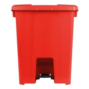 Imagem de Lixeira Kit 4 Cesto Plástico Quadrado 30L em Polipropileno para Cozinha e Banheiro