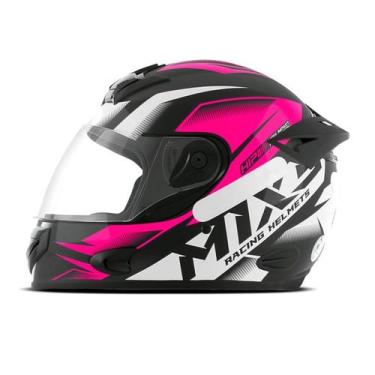 Imagem de Capacete Moto Fechado Mixs MX2 Storm Brilhante Segurança Conforto Prot