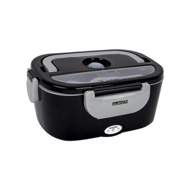 Imagem de Marmiteira Elétrica Térmica Bivolt - Preta para Aquecer Refeições Rapidamente com Capacidade de 1,5L Startools