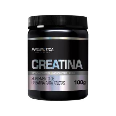 Imagem de Creatina Probiótica Pura em Pó 100g sem Sabor, Sem sabor