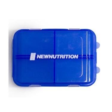 Imagem de Porta Comprimido - 8 Divisorias Azul - Newnutrition